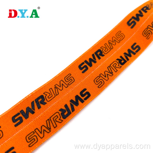 Custom Print Logo Fold Over Elastic Band